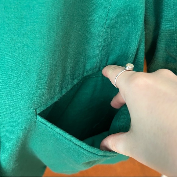 Banana Republic Linen-Cotton Blazer in Hula Green - Picture 4 of 8